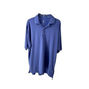 Turtleson Tour Performance Golf Polo Mens Large Purple Short Sleeve Country Club